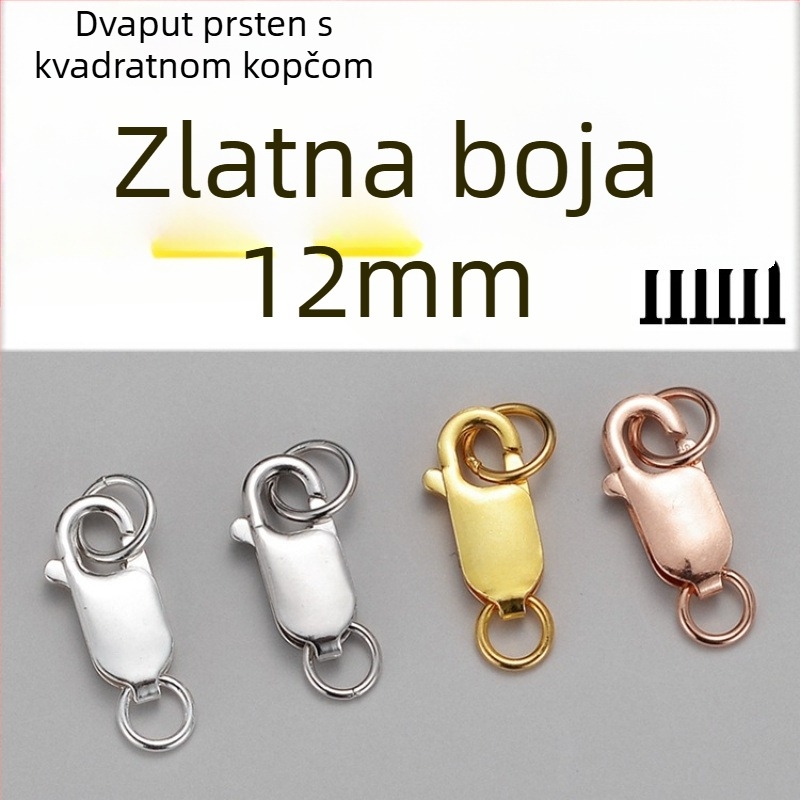 DIY nakit dodaci – S925 srebro – elektroplatiranje – lobster clasp