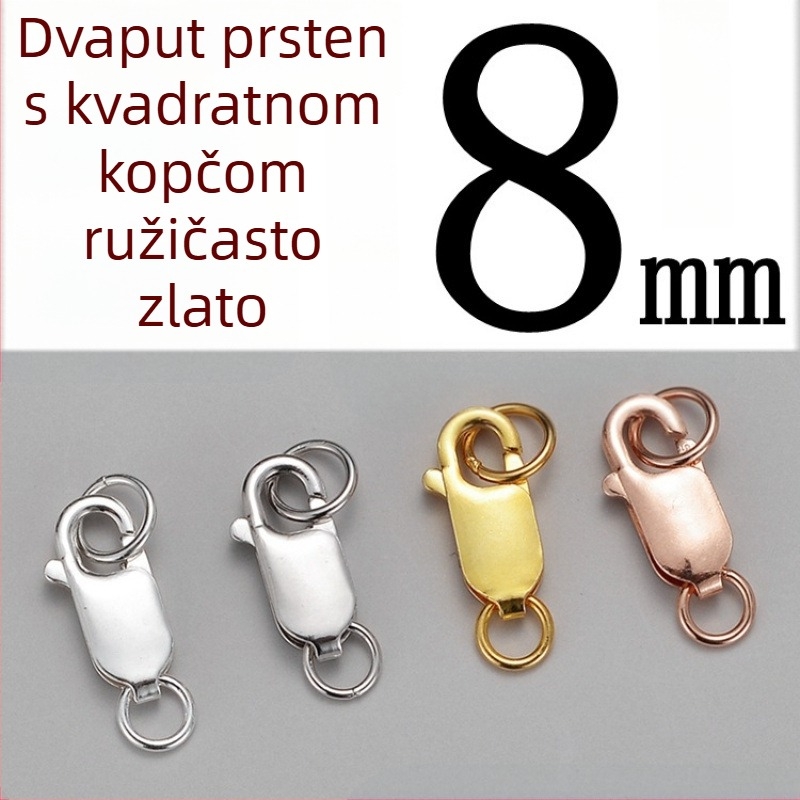 DIY nakit dodaci – S925 srebro – elektroplatiranje – lobster clasp