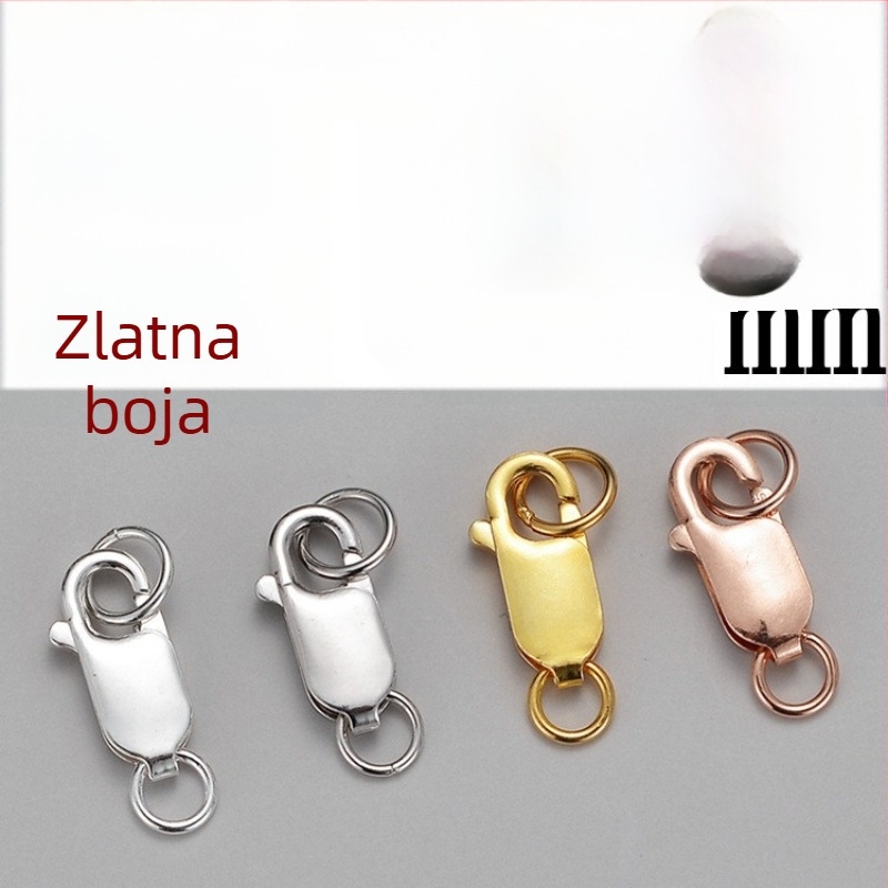 DIY nakit dodaci – S925 srebro – elektroplatiranje – lobster clasp