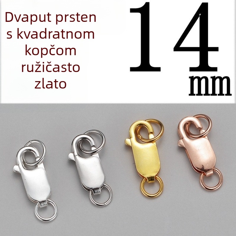 DIY nakit dodaci – S925 srebro – elektroplatiranje – lobster clasp