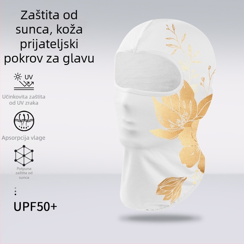 Sportska kapa i marama za glavu – prugasta, Spandex/Lycra, tiskani logo, Unisex, za vanjsku upotrebu