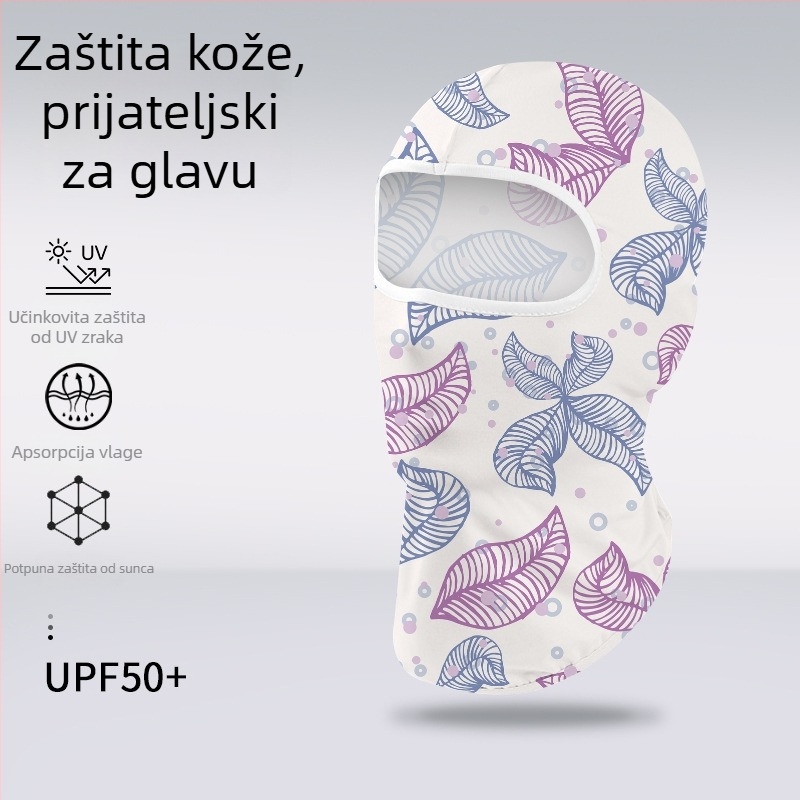 Sportska kapa i marama za glavu – prugasta, Spandex/Lycra, tiskani logo, Unisex, za vanjsku upotrebu