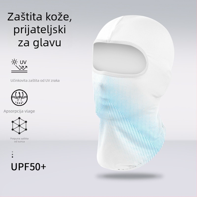 Sportska kapa i marama za glavu – prugasta, Spandex/Lycra, tiskani logo, Unisex, za vanjsku upotrebu