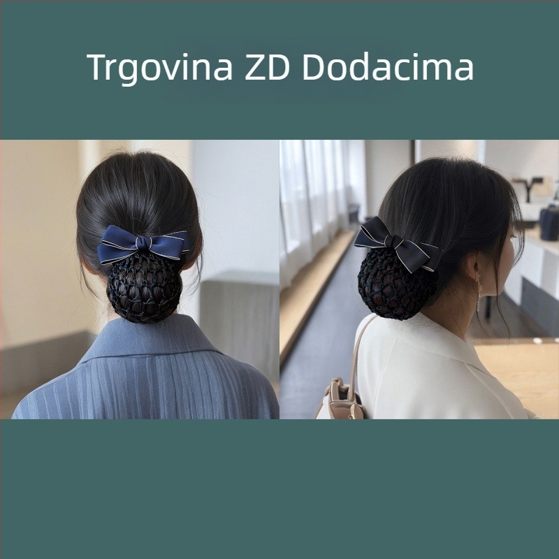 Profesionalna mreža za kosu za rad – originalni dizajn; pogodna za bankarske službenike, medicinske sestre i stjuardese; porijeklo: Yantai; brend: Unique