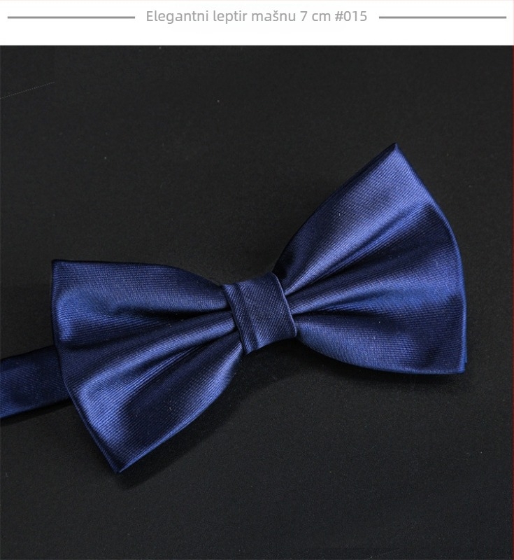Leptir mašna i cvijet revera • poliester vlakno, Jacquard tkanina, jednobojno, unisex, ravni vrh