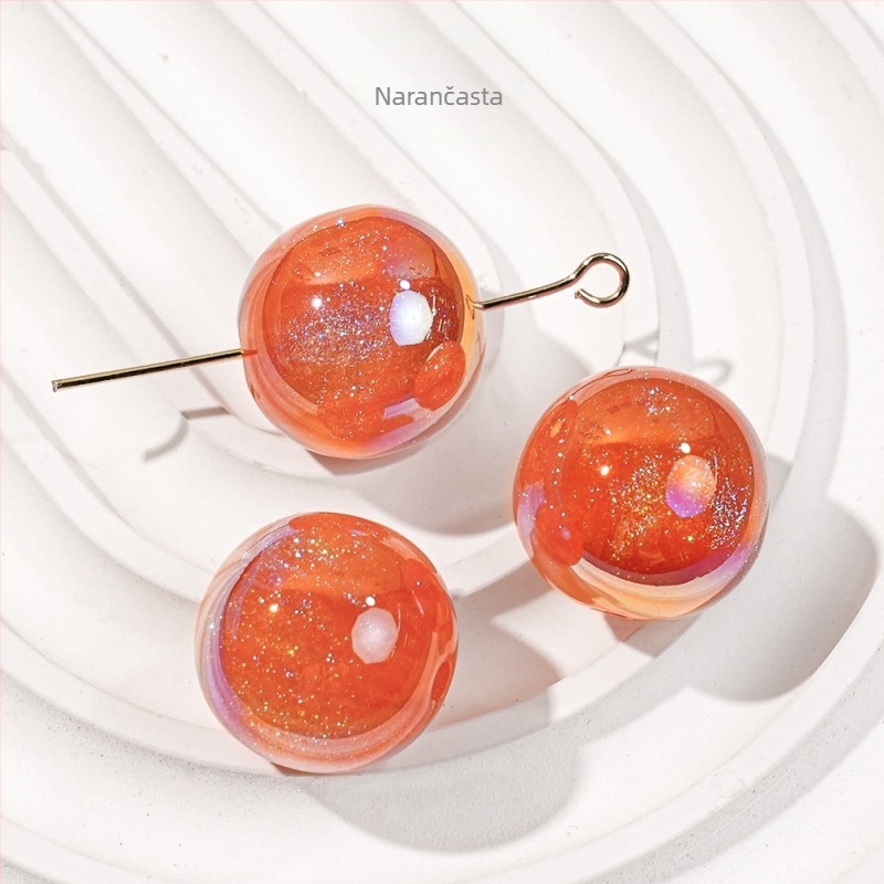 Mermaid 16 mm okrugle perle za DIY nakit – perle s rupom, 20–50 komada, 6 mm perle za narukvicu