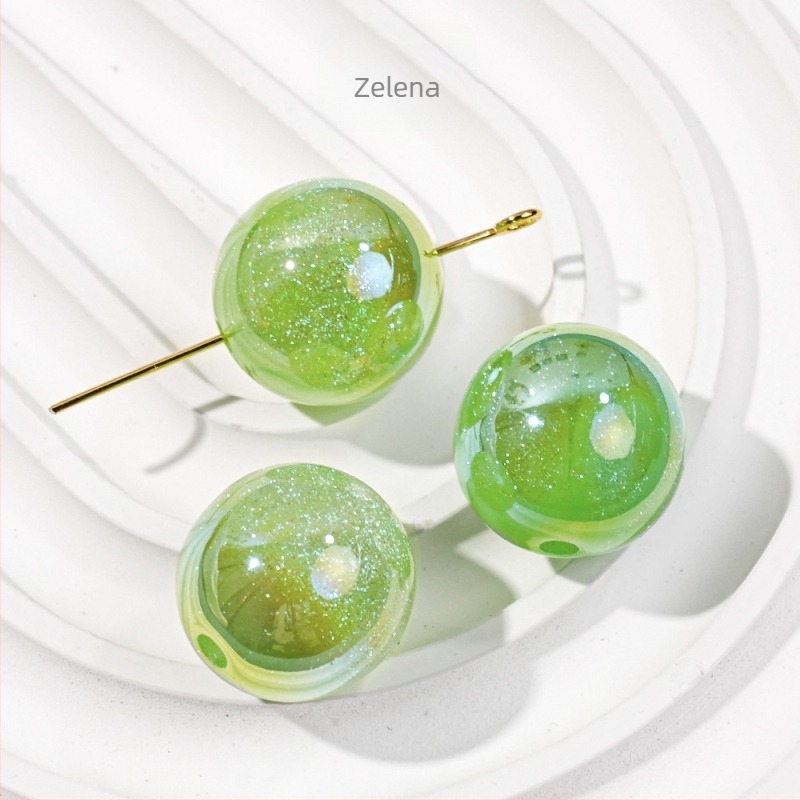 Mermaid 16 mm okrugle perle za DIY nakit – perle s rupom, 20–50 komada, 6 mm perle za narukvicu