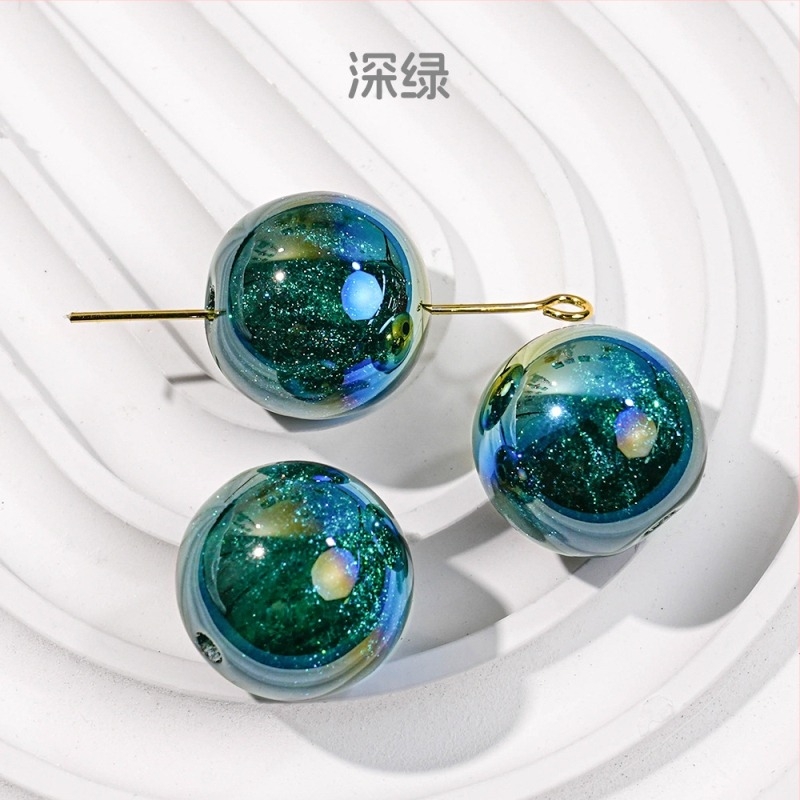 Mermaid 16 mm okrugle perle za DIY nakit – perle s rupom, 20–50 komada, 6 mm perle za narukvicu