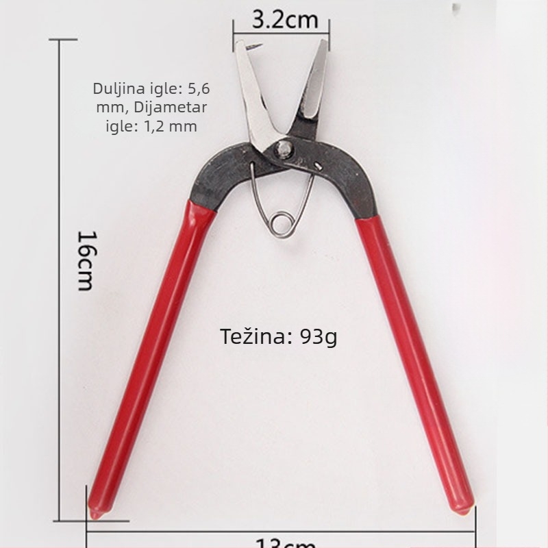 Mini metalne klešte za ručne alate s elektroplatiranim završetkom, diagonali rezni rubovi i igličasti vrhovi, mogućnost bušenja