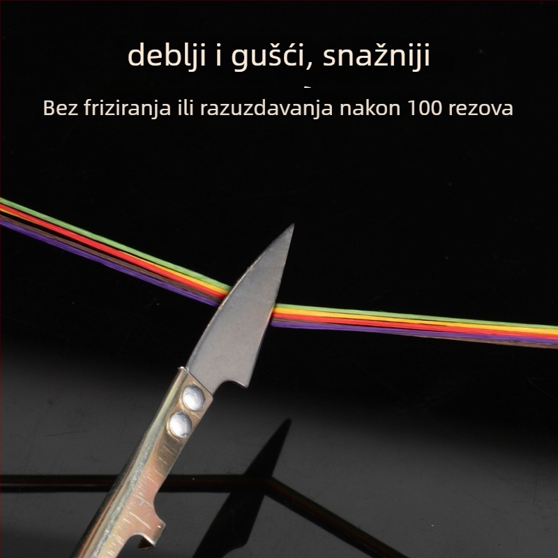 Aifsa elastična niti za narukvicu — plosnata svila za navijanje perlica, DIY materijal, otporan na habanje, prilagodljiv (2025)