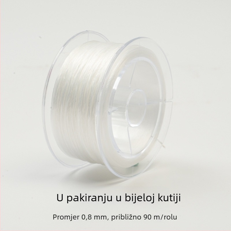 Aifsa elastična niti za narukvicu — plosnata svila za navijanje perlica, DIY materijal, otporan na habanje, prilagodljiv (2025)