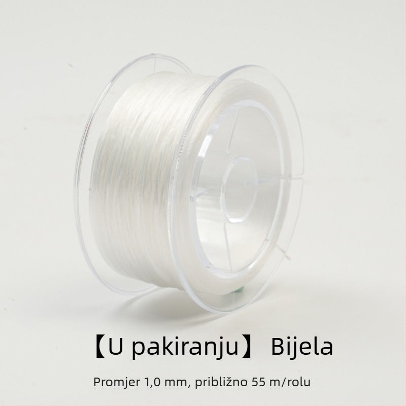 Aifsa elastična niti za narukvicu — plosnata svila za navijanje perlica, DIY materijal, otporan na habanje, prilagodljiv (2025)