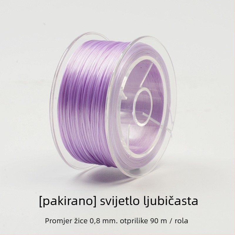 Aifsa elastična niti za narukvicu — plosnata svila za navijanje perlica, DIY materijal, otporan na habanje, prilagodljiv (2025)