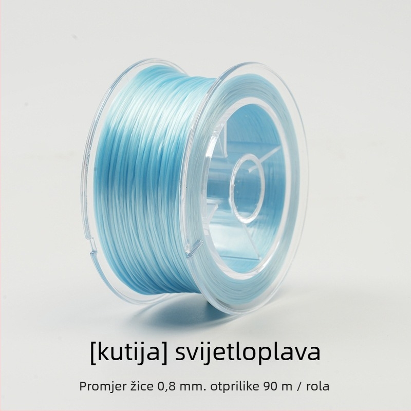 Aifsa elastična niti za narukvicu — plosnata svila za navijanje perlica, DIY materijal, otporan na habanje, prilagodljiv (2025)