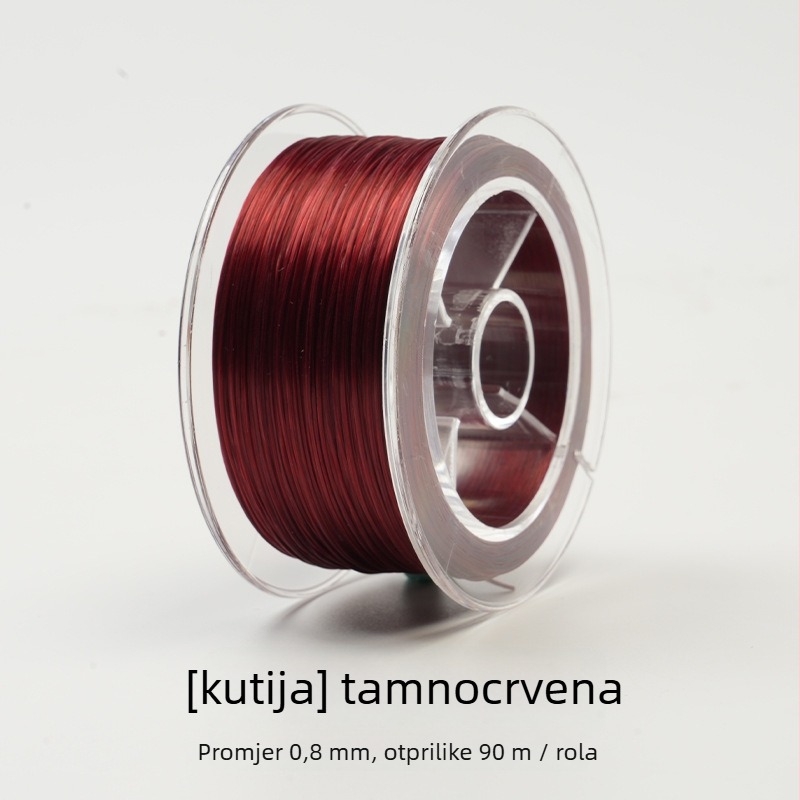 Aifsa elastična niti za narukvicu — plosnata svila za navijanje perlica, DIY materijal, otporan na habanje, prilagodljiv (2025)