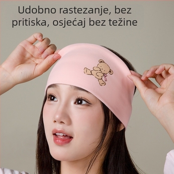 Trake za kosu s Velcro zatvaračem, pamuk, karirani uzorak, oblik krune