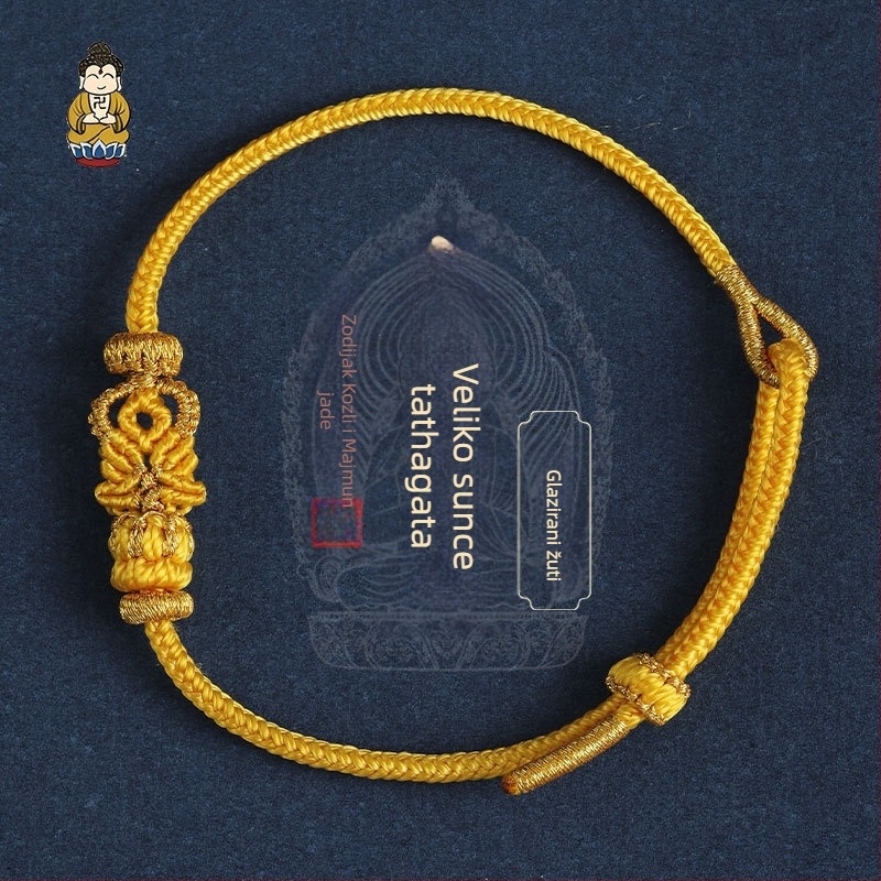 Narukvica od žice, ručno pletena, unisex, etnički stil, motiv životinja/zodijak, proljeće 2025