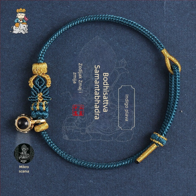 Narukvica od žice, ručno pletena, unisex, etnički stil, motiv životinja/zodijak, proljeće 2025