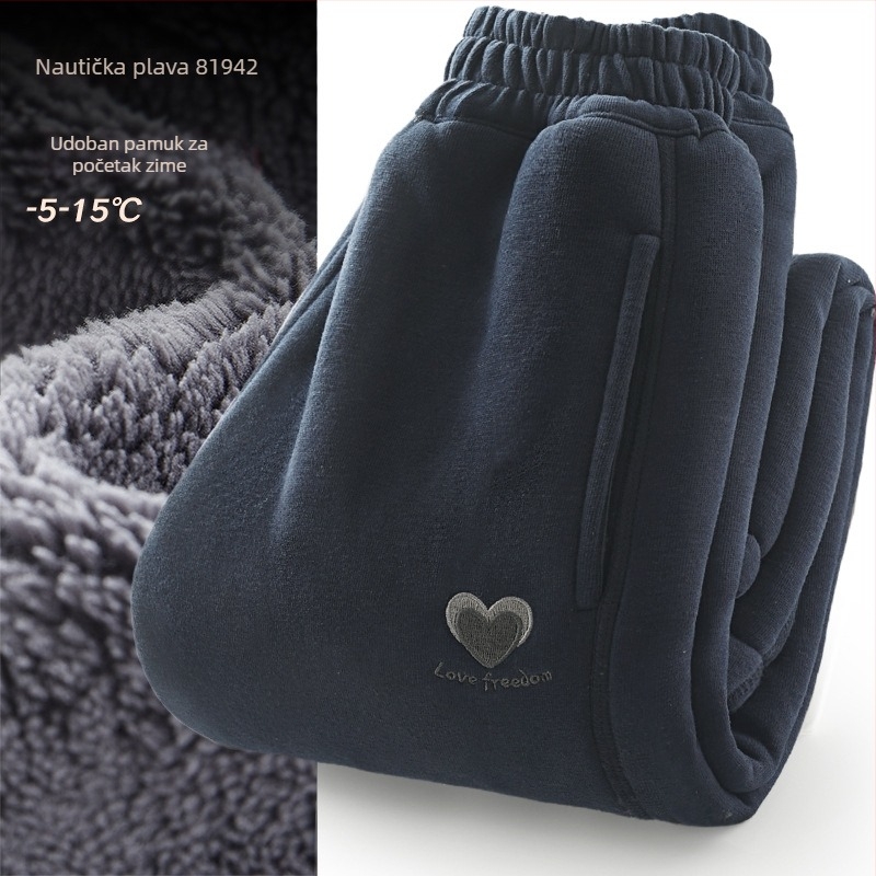 Dječje casual hlače za djevojčice, najlon s flis podstavom, 87,9% najlon, elastični pojas, za dob 3–8 godina, proljeće i jesen