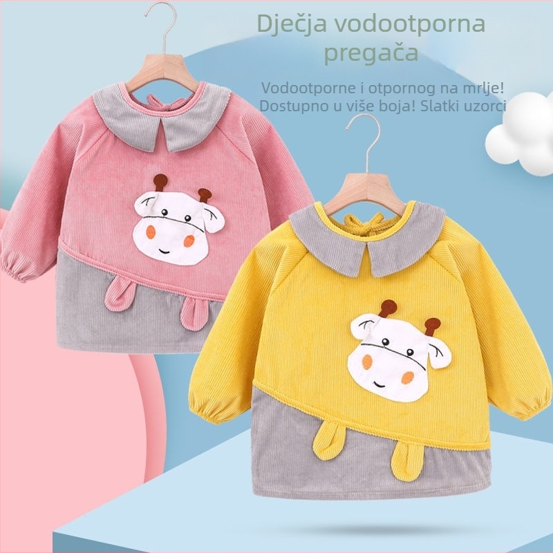 Dječja presvlačnica za hranjenje, corduroy-poliester materijal, za djecu 1–3 godine (80–100 cm), proljeće 2025