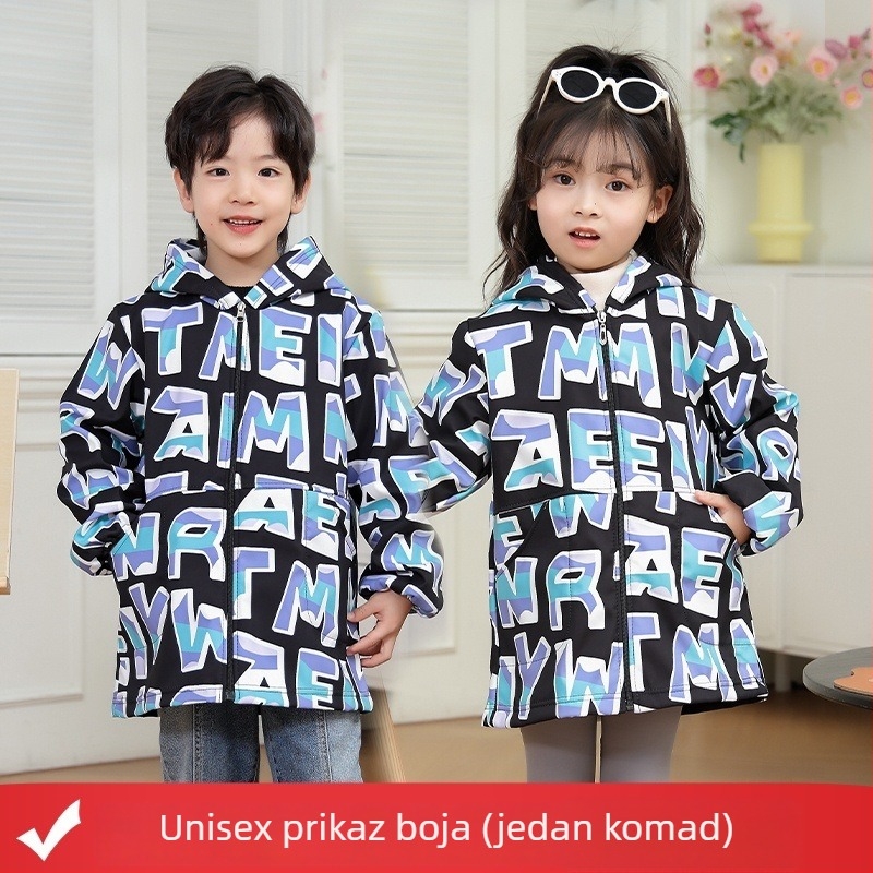 Dječja vodootporna zaštitna pregača za crtanje s fleece podstavom od poliestera, unisex, otporna na kidanje