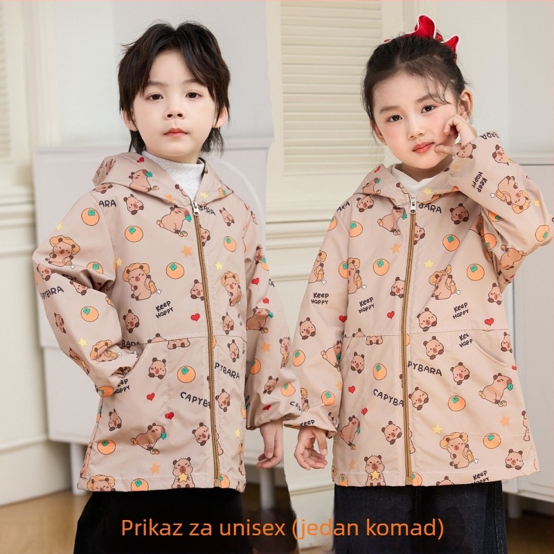 Dječja vodootporna zaštitna pregača za crtanje s fleece podstavom od poliestera, unisex, otporna na kidanje