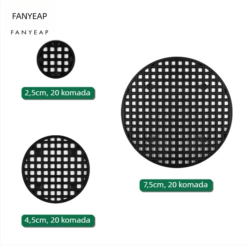 Razdjelnik za cvjetnjak A1P30 | mrežasta podloga za dno, sprječava curenje tla i dopušta vodu da prolazi kroz dno (Materijal: Drugo; Značka: Fan yi)