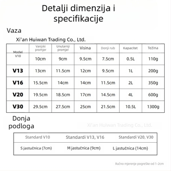 Cvjetni lonac od smole — prozračan, otporan na koroziju i čvrst, za stol ili pod, nordijski minimalistički stil