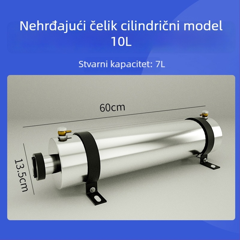 Kamionski spremnik dizelskog grijanja od nehrđajućeg čelika, s parkirnim grijačem, vanjski povećani spremnik ulja