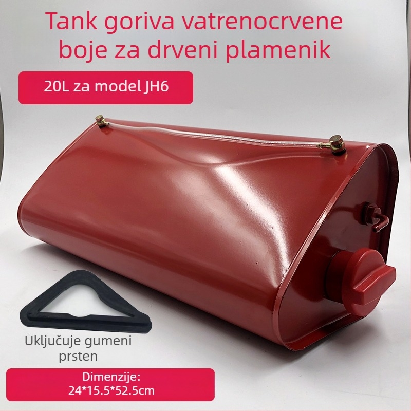 Kamionski spremnik dizelskog grijanja od nehrđajućeg čelika, s parkirnim grijačem, vanjski povećani spremnik ulja