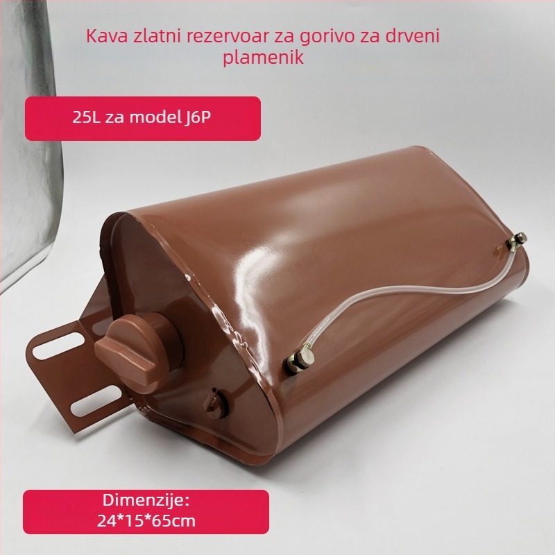 Kamionski spremnik dizelskog grijanja od nehrđajućeg čelika, s parkirnim grijačem, vanjski povećani spremnik ulja