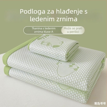 Sklopiva podloga za hlađenje od ice-silk, sigurna za bebe, periva u pranju, ljetna upotreba