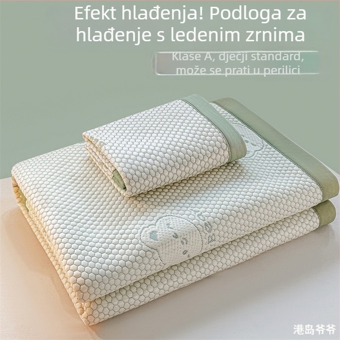 Sklopiva podloga za hlađenje od ice-silk, sigurna za bebe, periva u pranju, ljetna upotreba