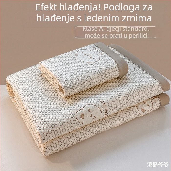 Sklopiva podloga za hlađenje od ice-silk, sigurna za bebe, periva u pranju, ljetna upotreba