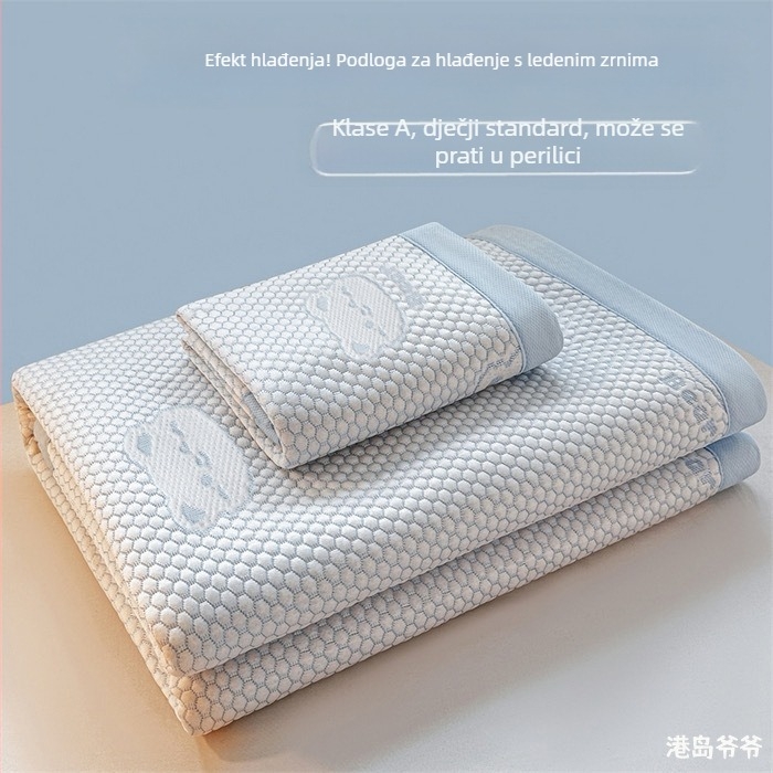 Sklopiva podloga za hlađenje od ice-silk, sigurna za bebe, periva u pranju, ljetna upotreba