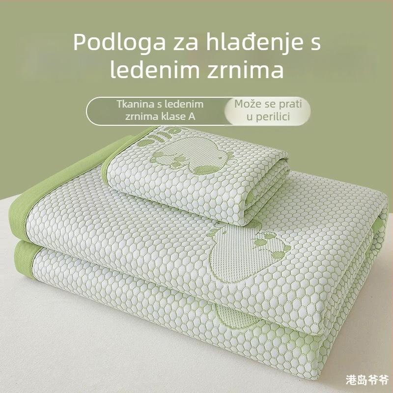 Sklopiva podloga za hlađenje od ice-silk, sigurna za bebe, periva u pranju, ljetna upotreba