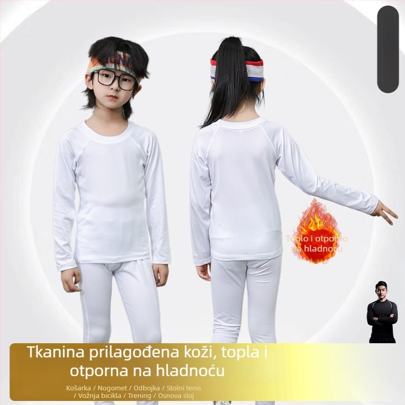 Dječji dugi rukav multisportni trening set, brzo-sušeći, unisex, sve sezone, Kuaiyu, poliester-acetat smjesa, koži prilagođena podstava