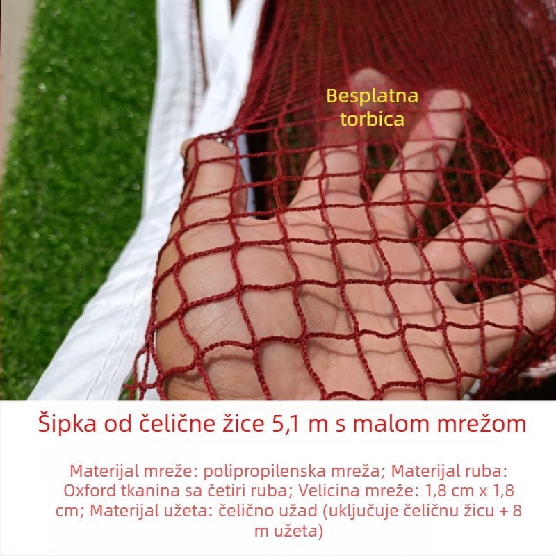 Badminton mreža – standardna, profesionalna, prijenosna za unutarnju i vanjsku upotrebu (Brand: Powerful merchant)