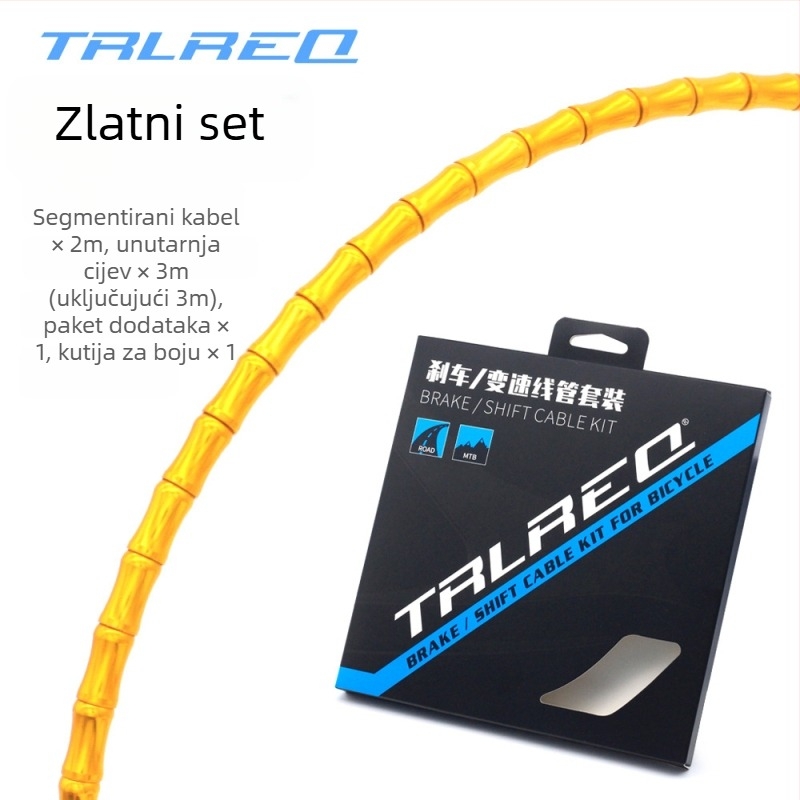 Set kućišta za kabl za kočnice i mjenjač za planinske bicikle, aluminijska legura, TRLREQ