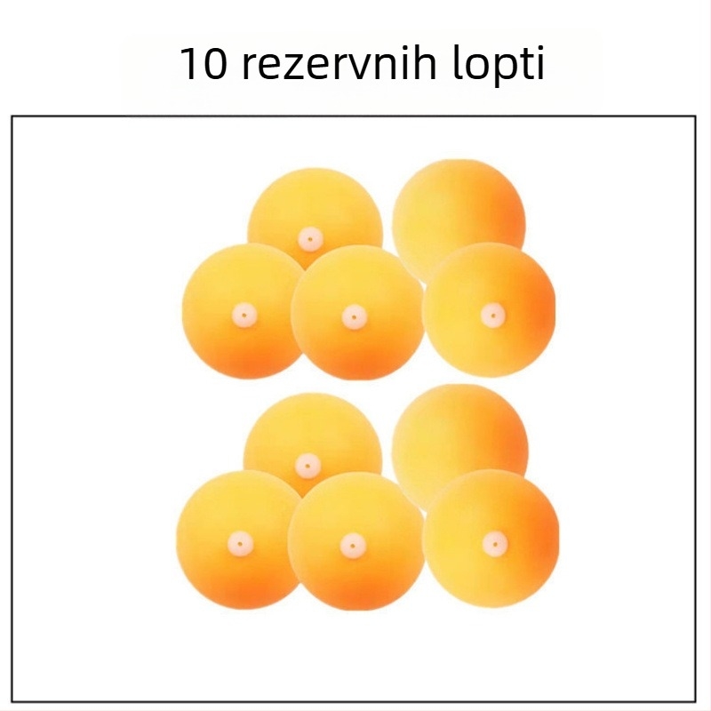 Viseći trener za stolni tenis - samostalni uređaj za trening, PP materijal, viseća lopta za trening vida za djecu