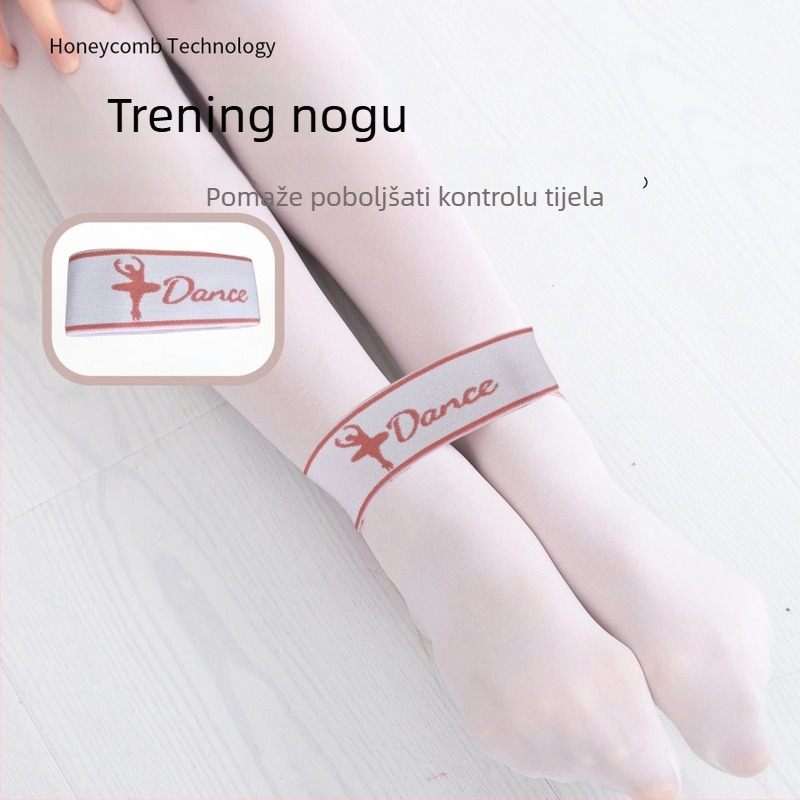 Lancini Joga elastična traka – poliester-pamučna smjesa, za Pilates treninge, segmentirano naprezanje, prilagodljiv otpor