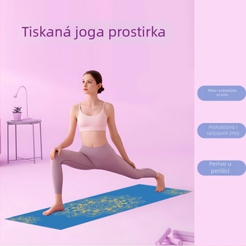 Sportski joga ručnik od mikrovlakana, 280 g, prilagodljiv s logom, tisk loga moguć, brzo suši, prenosiv, upija vlagu