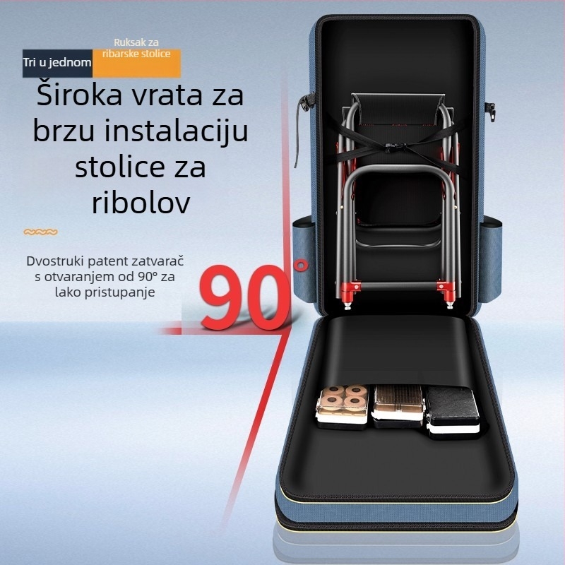 Ribički ruksak s velikim kapacitetom, Oxford platno