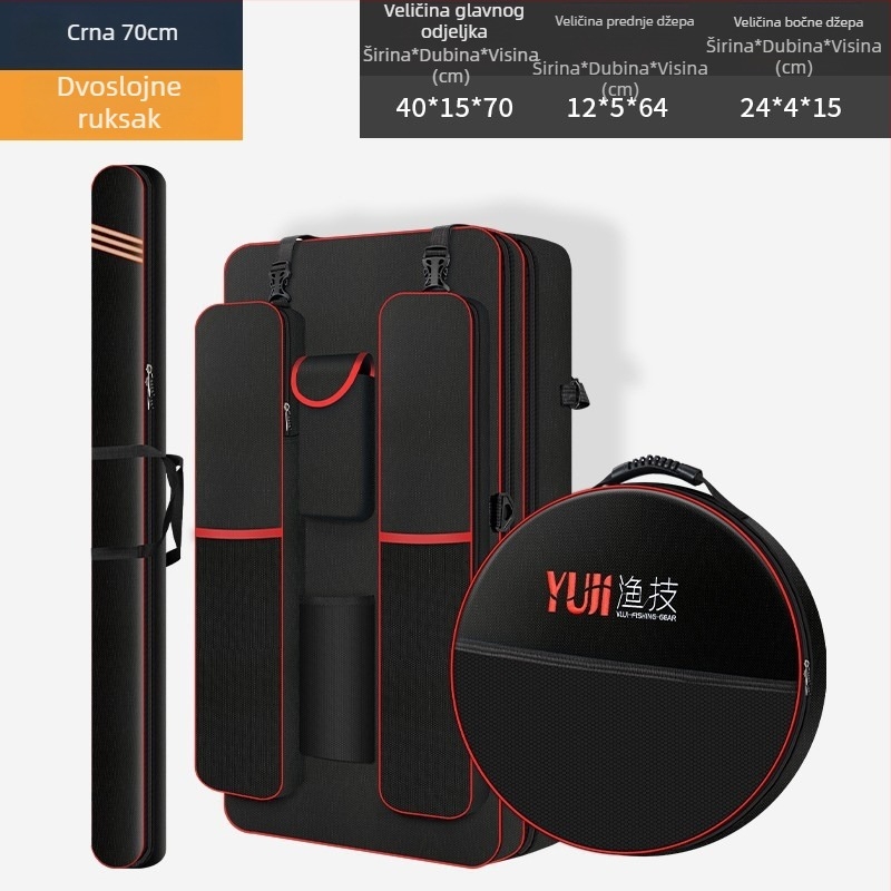 Ribički ruksak s velikim kapacitetom, Oxford platno