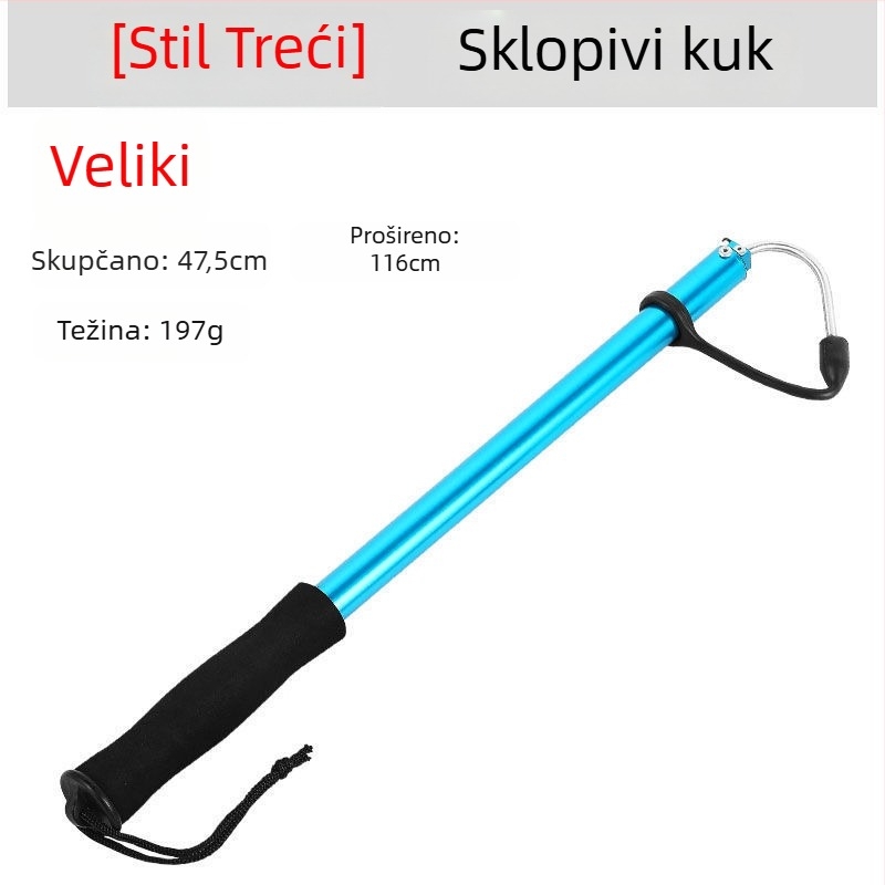 Izvlačna ribarska kuka – Fish full Pond – nehrđajući čelik
