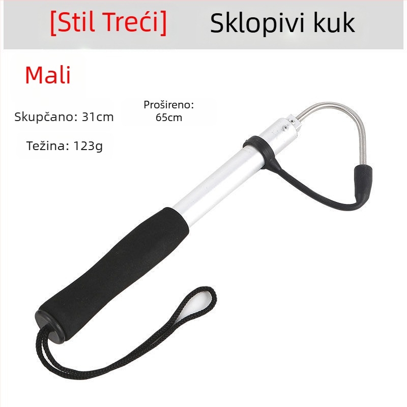 Izvlačna ribarska kuka – Fish full Pond – nehrđajući čelik