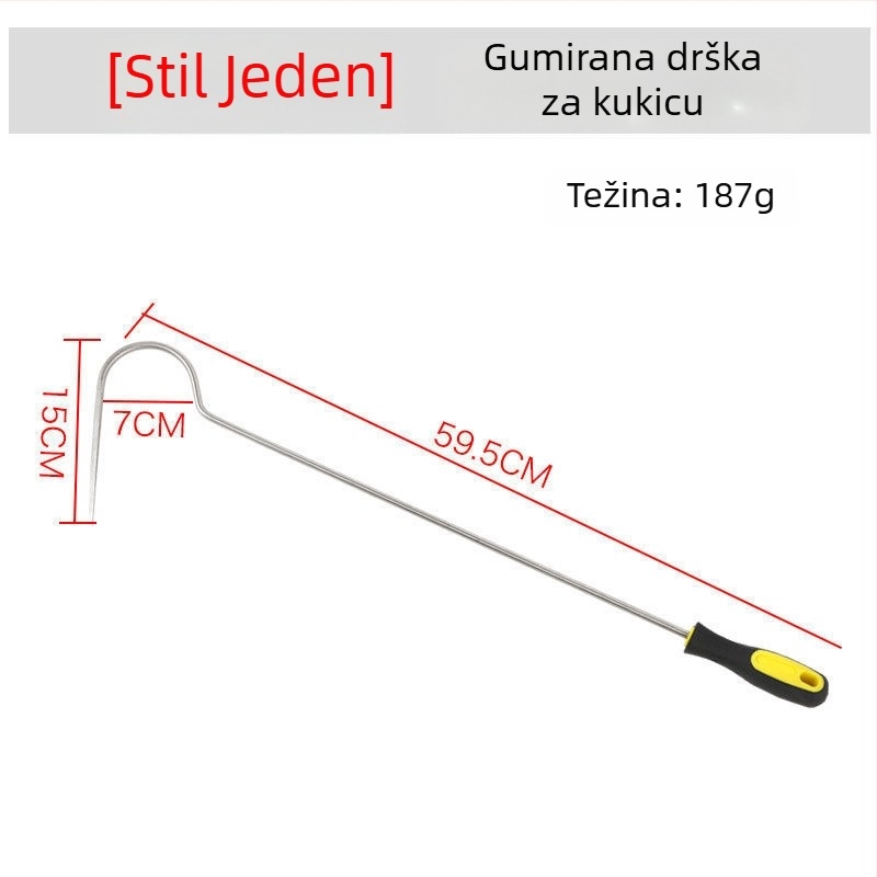 Izvlačna ribarska kuka – Fish full Pond – nehrđajući čelik