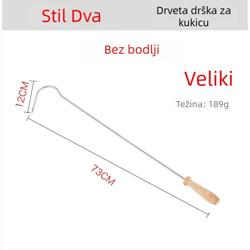Izvlačna ribarska kuka – Fish full Pond – nehrđajući čelik