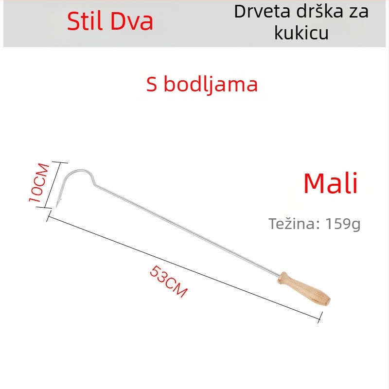 Izvlačna ribarska kuka – Fish full Pond – nehrđajući čelik