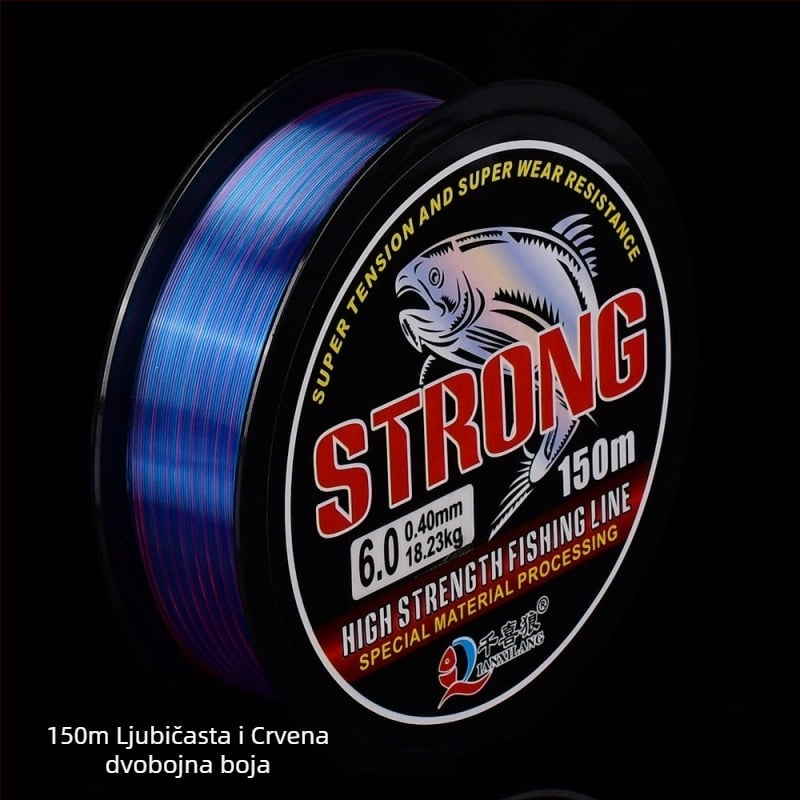 Yaoxin glavna najlon linija za ribolov — nosivost 7,5 kg, linija za ribolov